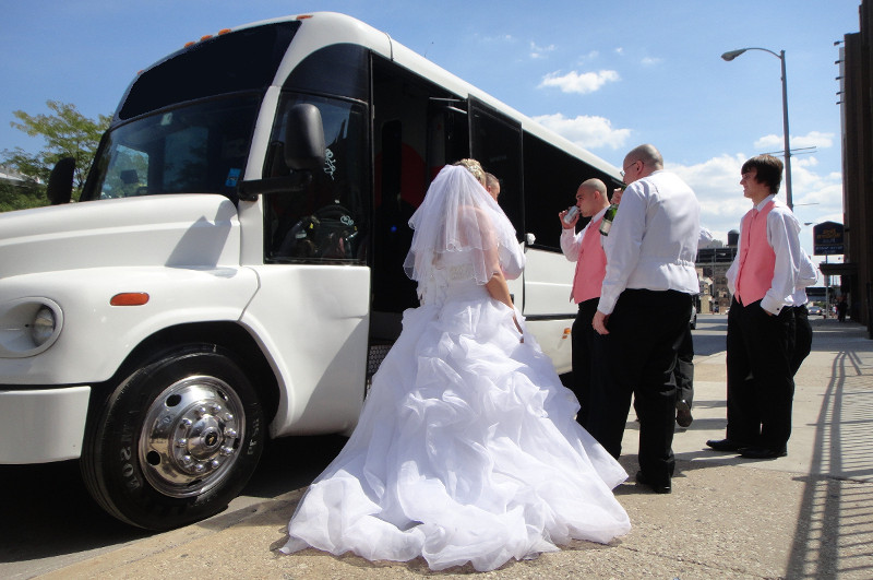 wedding bus rental