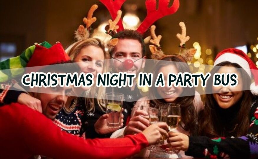 Christmas Night in a Party Bus