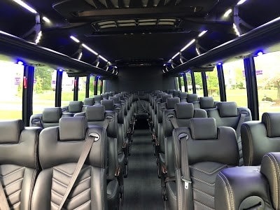 luxury charter bus