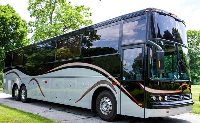 charter bus rental in north bergen