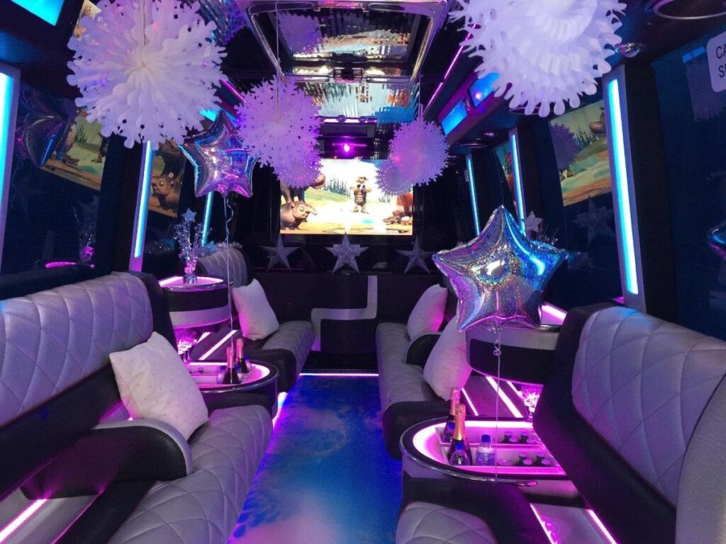 luxury party bus