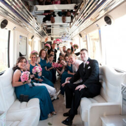 wedding charter bus