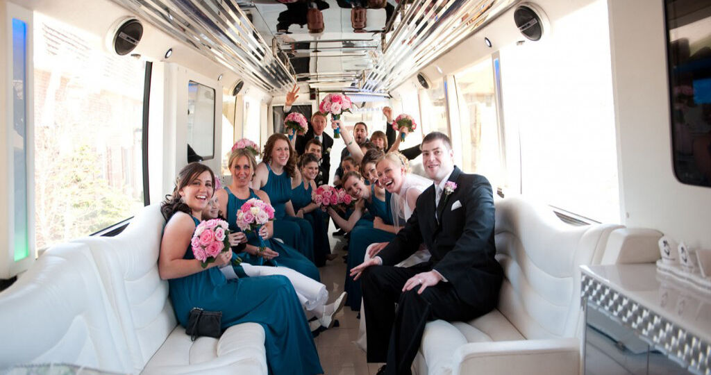 wedding charter bus