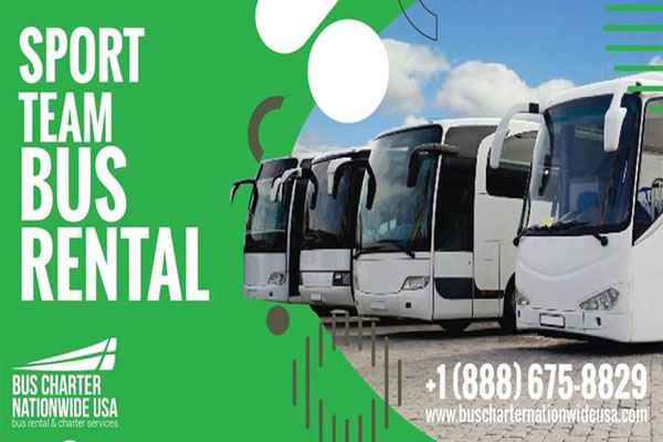 sports bus rental