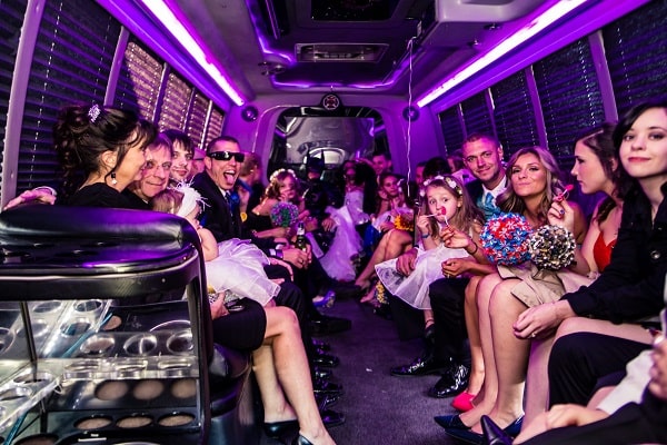 Renting a party bus