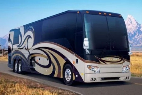 Charter bus rental