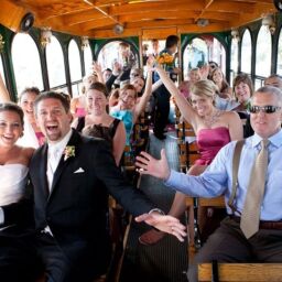 Book a wedding shuttle service