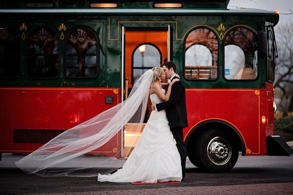 Book a wedding shuttle service